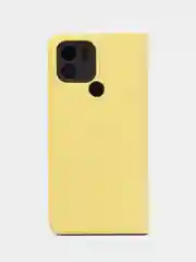 Желтый чехол-книжка для Xiaomi Redmi 12 A1 Plus A2+ Poco C51 12C Note 9S 9 Pro 9 Pro Max 12S 12