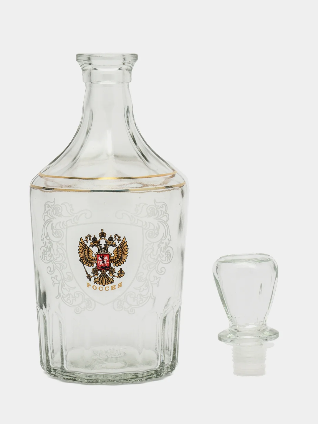 Золотистый хаки подарочный набор: графин 0,5л + стаканы для виски 0,25л