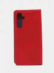 Красный чехол книжка с картхолдером на Samsung Galaxy A54 (Самсунг Галакси А54)