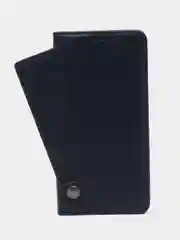 Темно-синий чехол книжка с картхолдером на Samsung Galaxy A54 (Самсунг Галакси А54)