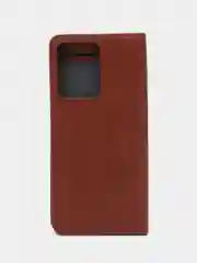Коричневый чехол книжка с картхолдером на Xiaomi Redmi Note 12 4G (Сяоми Редми Нот 12 4G)