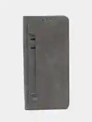 Серый чехол книжка с картхолдером на Xiaomi Redmi Note 12 4G (Сяоми Редми Нот 12 4G)