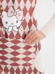 Красный фартук ромб