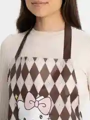 Коричневый фартук ромб