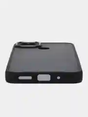 Черный чехол матовый для Xiaomi Redmi 9C, пластиковый, полупрозрачный, с глянцевой рамкой