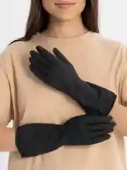 Перчатки из латекса, черные, 1 пара. Размеры: S,M,L,XL
