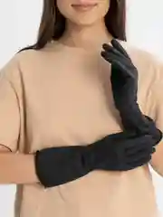 Перчатки из латекса, черные, 1 пара. Размеры: S,M,L,XL