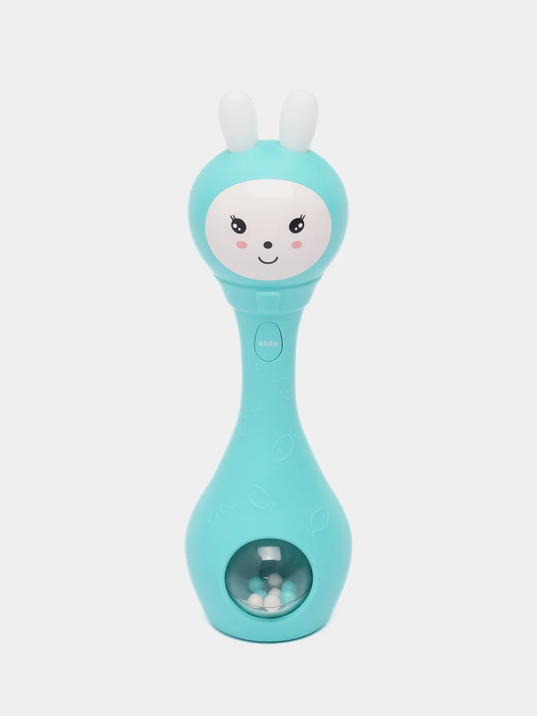 Бирюзовый музыкальная интерактивная игрушка Зайка-Карапуз alilo S1 для мальчиков и девочек