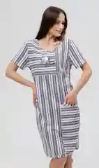 Серый меланж платье женское из хлопка