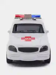 Белый металлическая коллекционная машинка ГАЗ Волга 31105