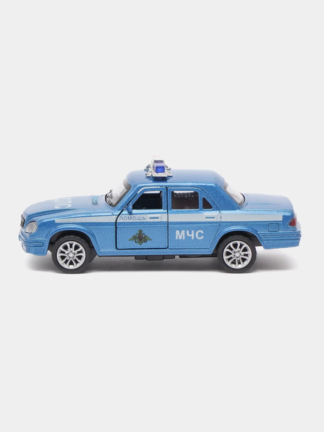 Синий металлическая коллекционная машинка ГАЗ Волга 31105
