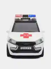 Белый металлическая коллекционная машинка LADA XRAY