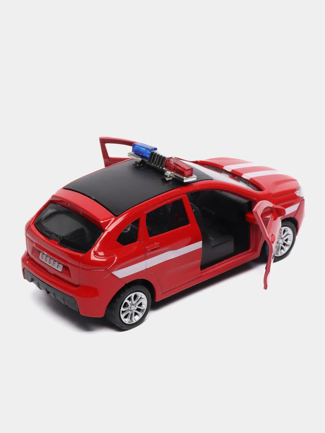 Красный металлическая коллекционная машинка LADA XRAY