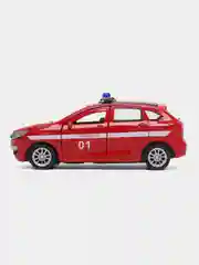 Красный металлическая коллекционная машинка LADA XRAY