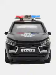 Красный металлическая коллекционная машинка LADA XRAY
