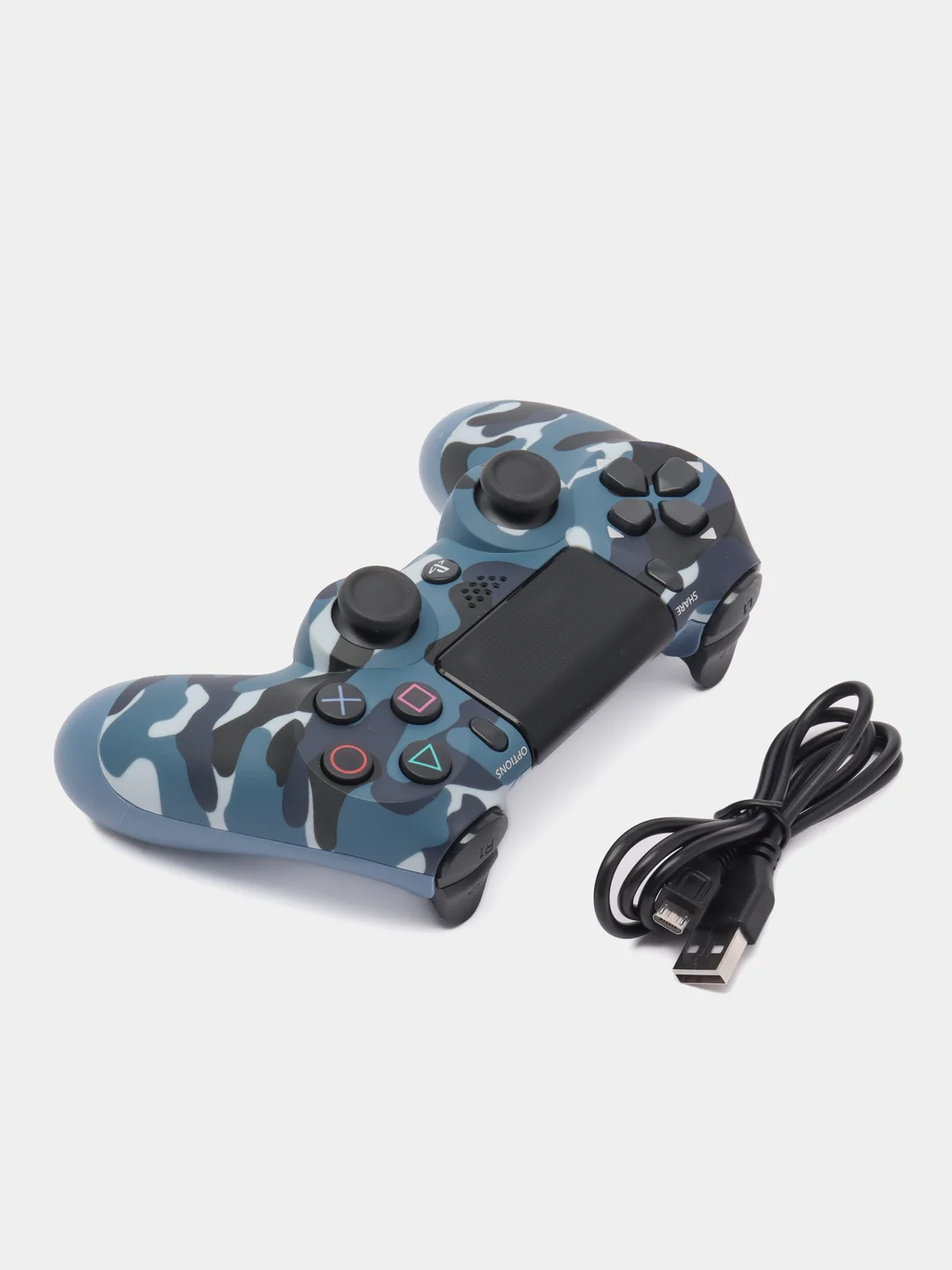 Темно-синий геймпад джойстик DualShock для PS4, телефона и ПК, беспроводной, сенсорный пад