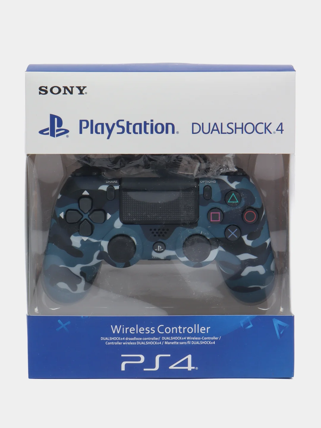 Темно-синий геймпад джойстик DualShock для PS4, телефона и ПК, беспроводной, сенсорный пад