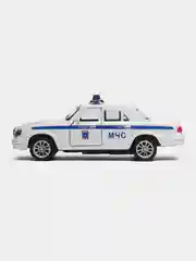 Белый металлическая коллекционная машинка ГАЗ Волга 31105