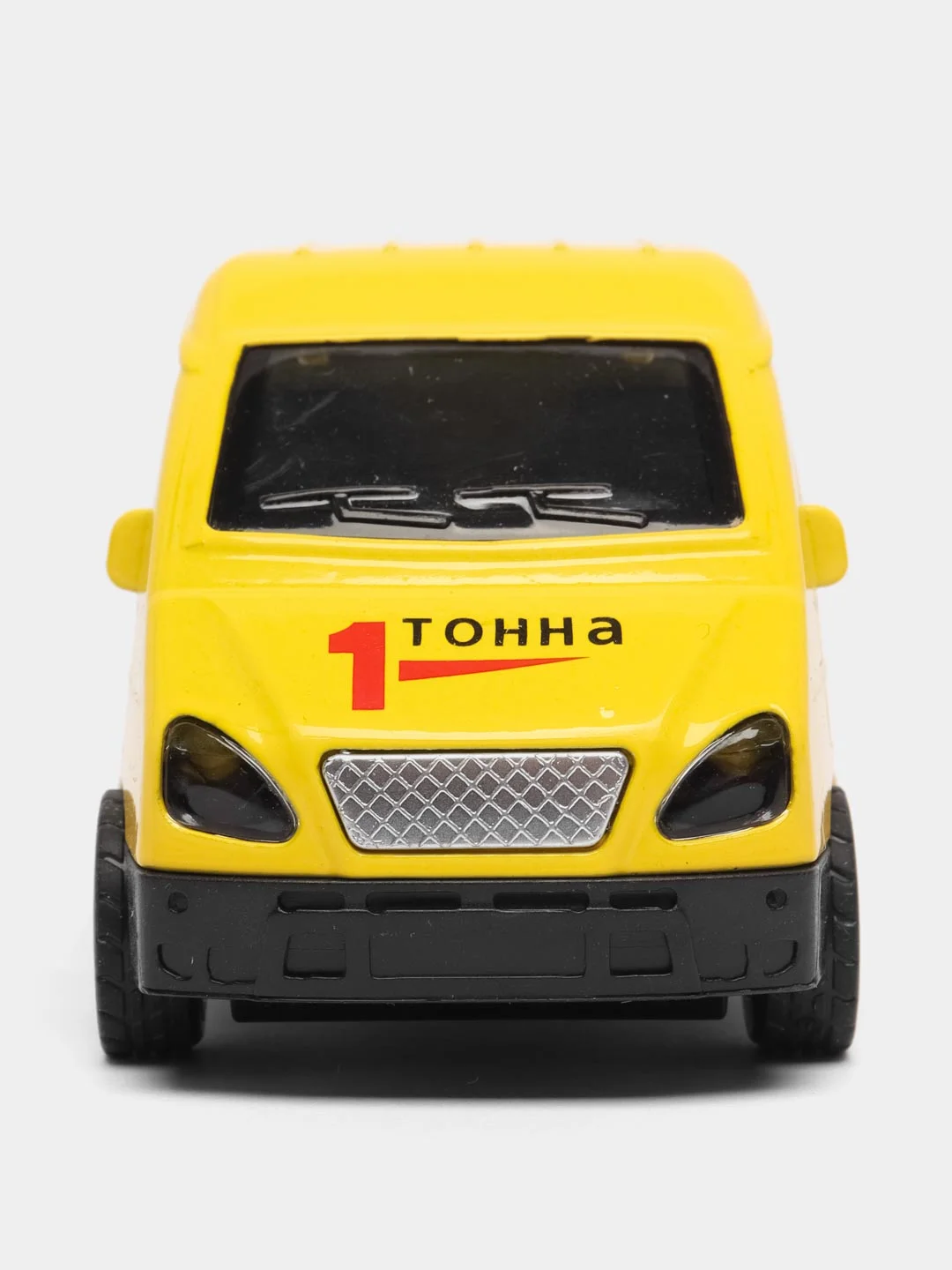 Желтый металлическая  машинка ГАЗель грузовая бортовой