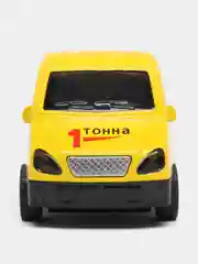 Желтый металлическая  машинка ГАЗель грузовая бортовой