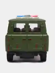 Красный металлическая машинка УАЗ СГР (Буханка)