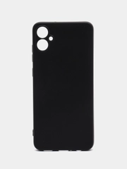 Чехол Samsung Galaxy A05 / Самсунг Галакси А05, черный, силиконовый