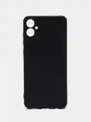 Черный чехол Samsung Galaxy A05 / Самсунг Галакси А05, черный, силиконовый