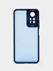Пурпурный чехол матовый для Redmi Note 12S, пластиковый, полупрозрачный, с глянцевой рамкой