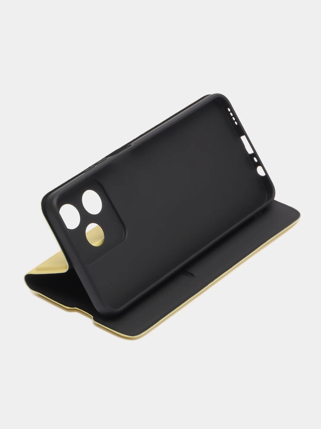 Желтый чехол-книжка для Realme C55, C53, 11 Pro / Реалми С55, С53, 11 Про