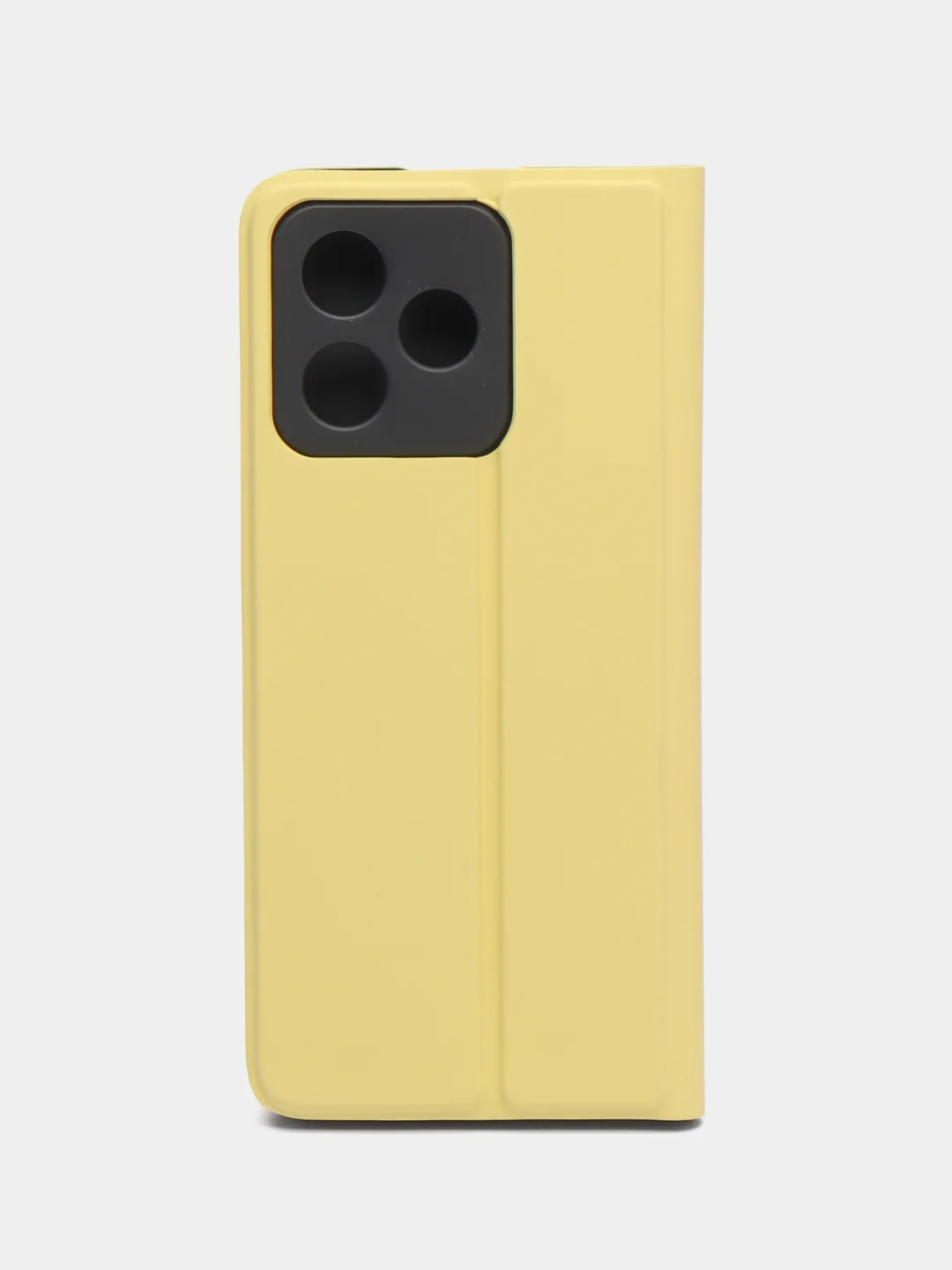 Желтый чехол-книжка для Realme C55, C53, 11 Pro / Реалми С55, С53, 11 Про