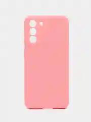 Розовый чехол силиконовый для Samsung Galaxy S21, Самсунг Галакси С21