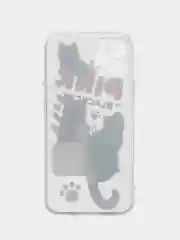 Рыжий чехол для iPhone 11 12 13 14 15 Pro Max 7 8 XR X XS Plus с принтом прозрачный коты айфон