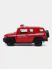 Алый машинка инерционная, металлическая