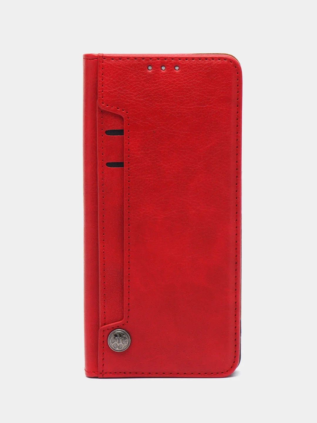 Красный чехол книжка с картхолдером на Tecno Camon 20 и Tecno Camon 20 Pro (Текно Камон 20/20 Про)