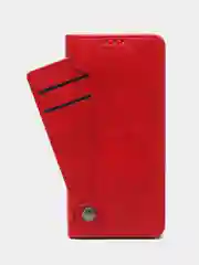 Красный чехол книжка с картхолдером на Tecno Camon 20 и Tecno Camon 20 Pro (Текно Камон 20/20 Про)
