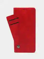 Коричневый чехол книжка с картхолдером на Xiaomi Redmi 12C (Сяоми Редми 12Ц)