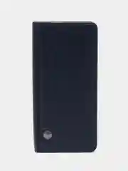 Темно-синий чехол книжка с картхолдером на Xiaomi Redmi 12C (Сяоми Редми 12Ц)