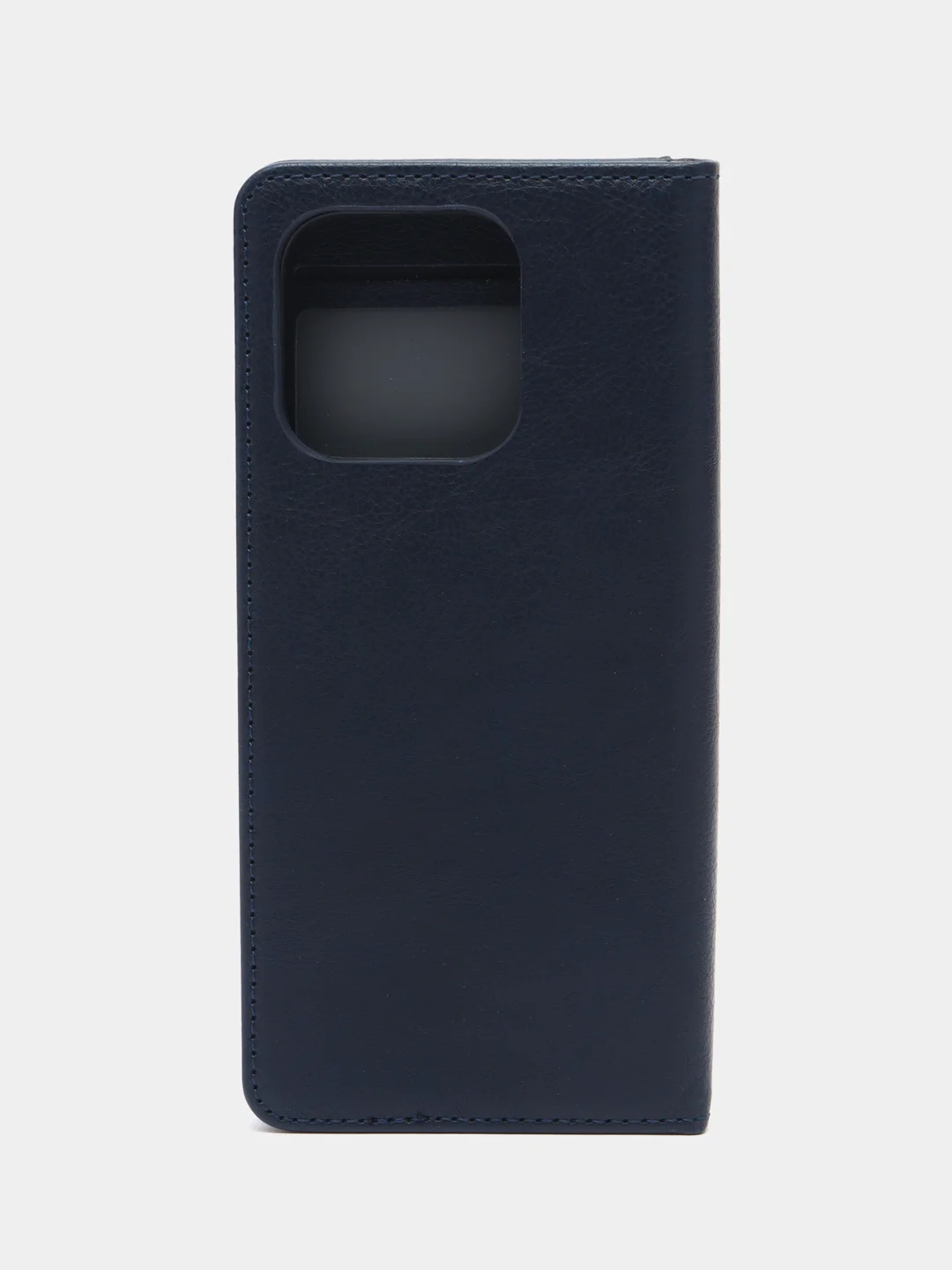 Темно-синий чехол книжка с картхолдером на Xiaomi Redmi 12C (Сяоми Редми 12Ц)
