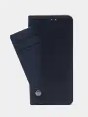Серый чехол книжка с картхолдером на Tecno Spark 10 Pro (Текно Спарк 10 Про)
