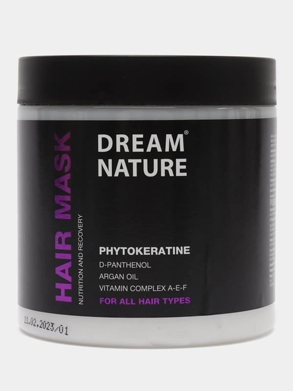 Маска для волос DREAM NATURE "Питание и восстановление", 500 г