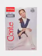Колготки детские,полиамидные 20 ден, рисунок "сердечки" (Conte) Anabel