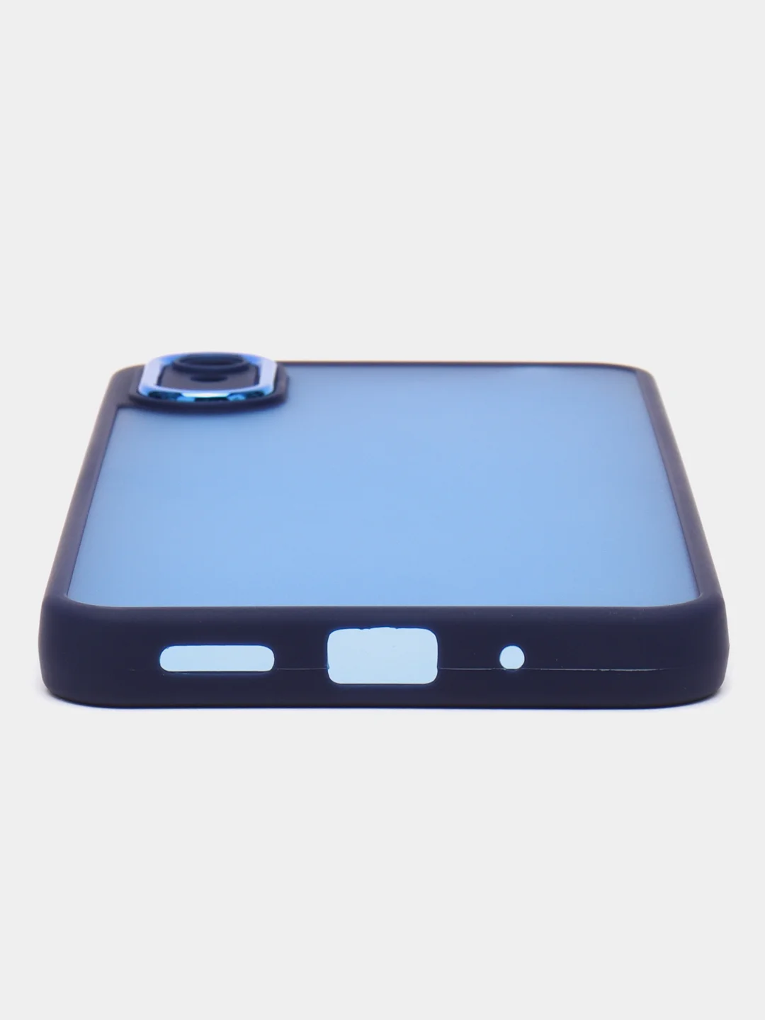 Бордовый чехол матовый для Xiaomi Redmi 9A, пластиковый, полупрозрачный, с глянцевой рамкой