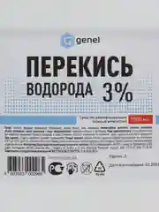 Перекись водорода   3%      1000 мл   .1 литр