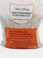 Наполнитель для кошачьего туалета "ЭкоМир", цеолитовый, крупная фракция, впитывающий