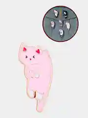 Розовый металлический значок, брошь, пин, PIN "Подвешенные за шкирку Котята" на рюкзак, пиджак