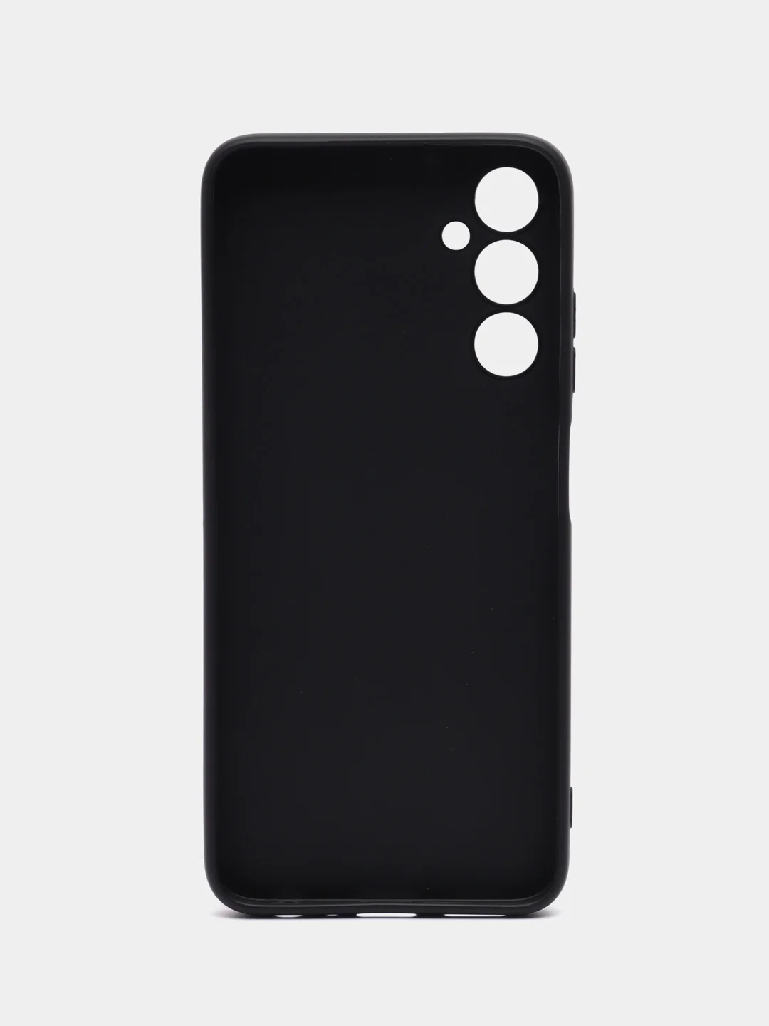 Угольный чехол Samsung Galaxy A05s / Самсунг Галакси А05c, черный, силиконовый