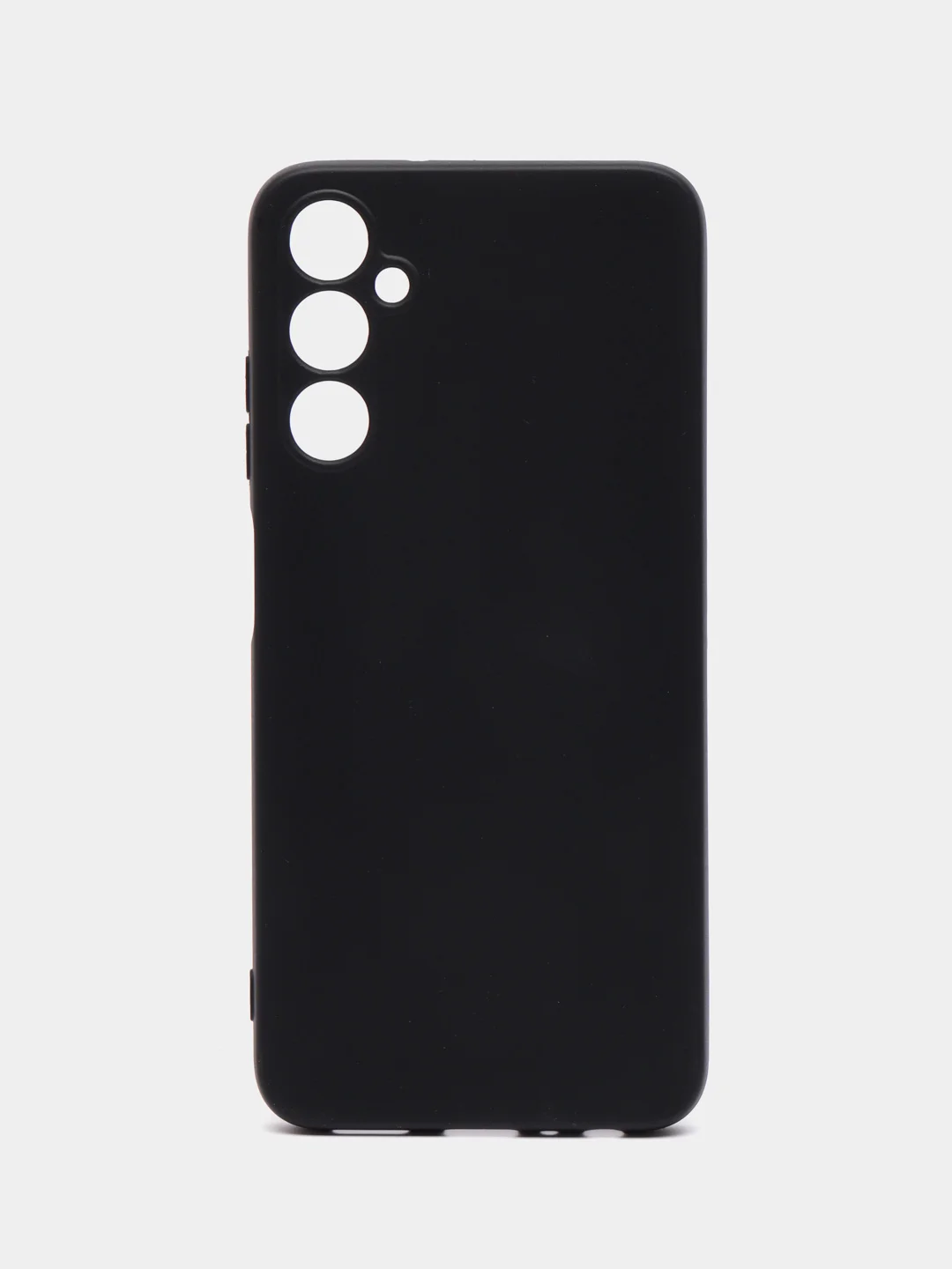 Черный чехол Samsung Galaxy A05s / Самсунг Галакси А05c, черный, силиконовый