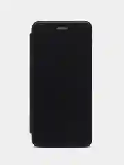 Черный чехол-книжка для Oppo A58 / Оппо А58