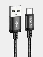 Красный hoco X89 Кабель Type-c USB, быстрая зарядка на андроид