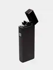 Синий электронная зажигалка плазменная с USB зарядкой, в коробке